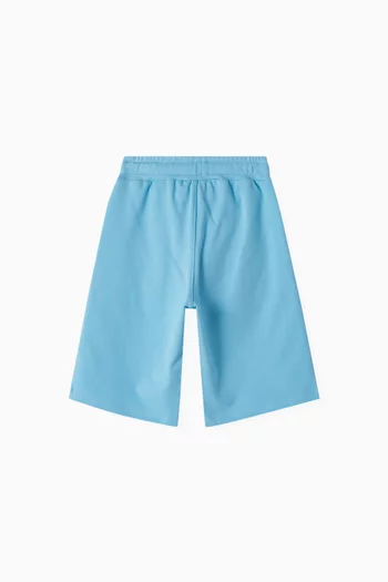 Logo Graphic Bermuda Shorts in Cotton