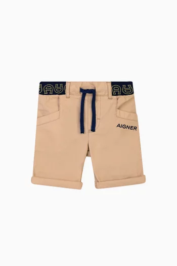 Logo Bermuda Shorts in Cotton