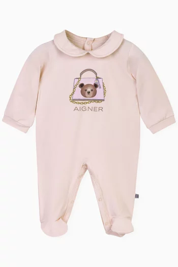 Bag Print Onesie in Cotton