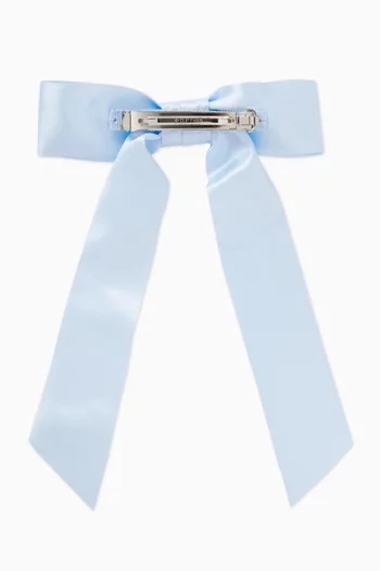 مشبك فيرجينيا بتصميم عقدة حرير ستان