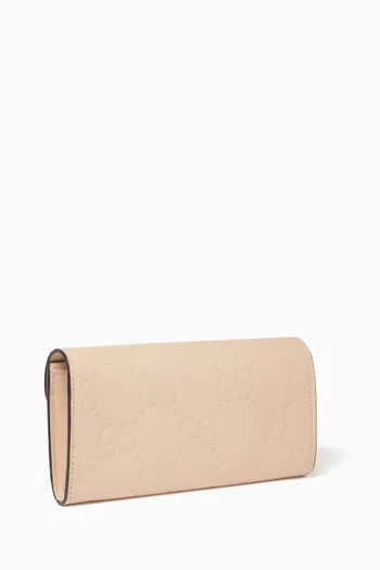 GG Continental Wallet in Leather