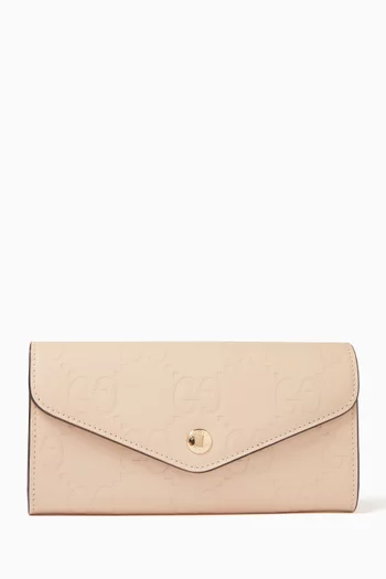 GG Continental Wallet in Leather