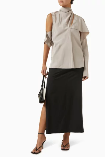 Scarf Blouse in Silk