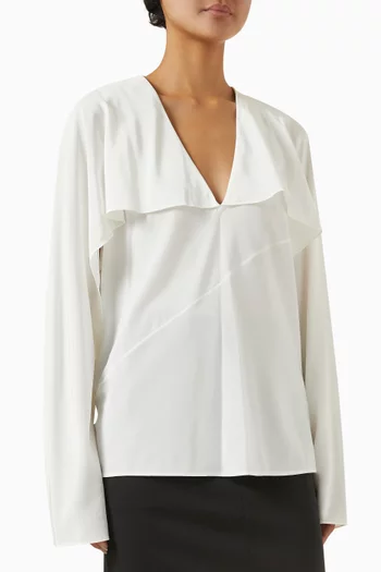 Scarf Blouse in Silk