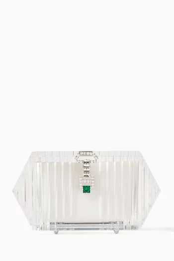 Lena Top-handle Bag in Acrylic