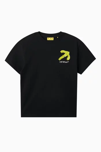 Arrow Acrylic T-shirt in Cotton