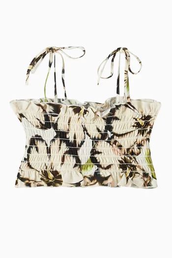 Gisele Printed Crop Top