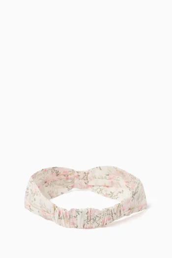 Floral Hair Band in Cotton