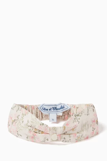 Floral Hair Band in Cotton