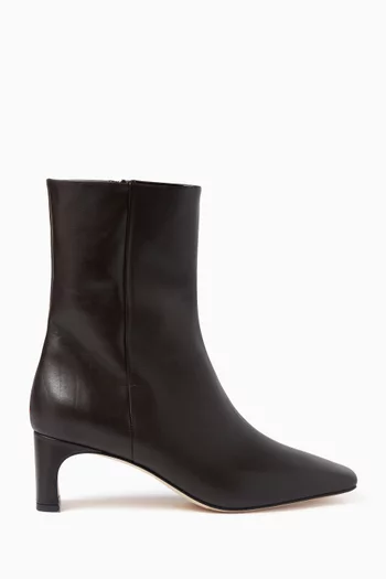 Tabitha 65 Ankle Boots in Leather