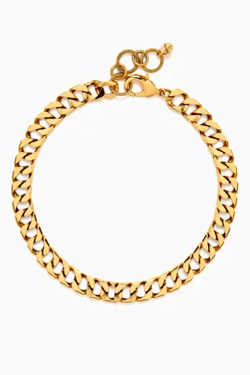 Lynn Chain Necklace in Gold-plated Brass
