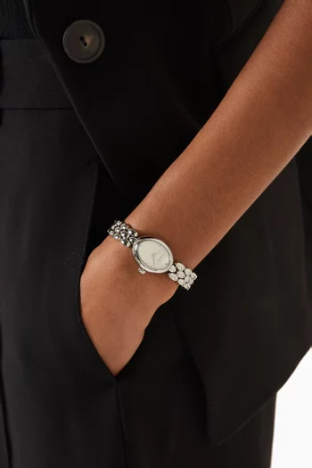 ساعة سامي كوارتز ستانلس ستيل، 22 مم