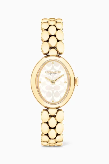Sammy Quartz Watch in Stainless Steel, 22mm