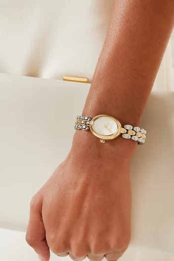 ساعة سامي كوارتز ستانلس ستيل، 22 مم