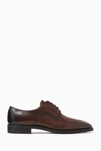 Scrivani Derby Shoes in Leather