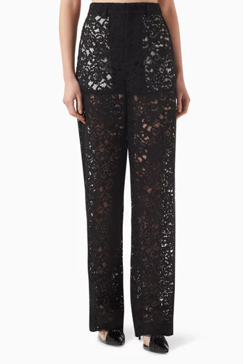 Rebrode High-waisted Pants in Lace