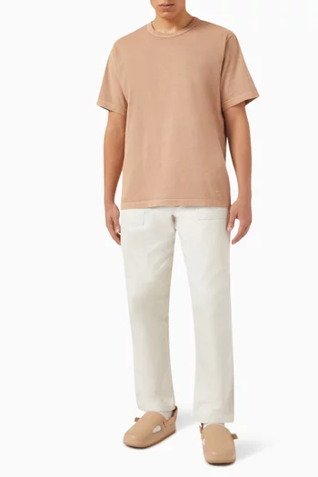Shirt-sleeve T-shirt in Knit
