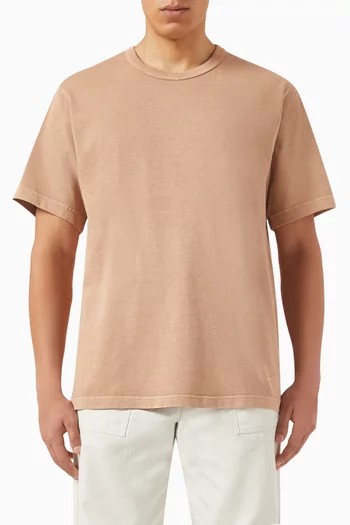 Shirt-sleeve T-shirt in Knit