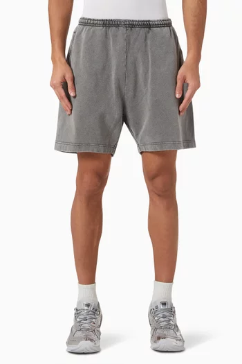 Straight-leg Shorts in Cotton