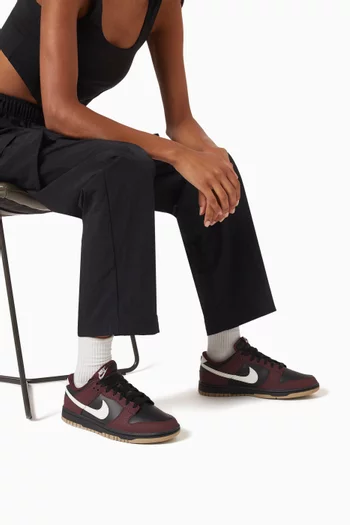 Dunk Low Sneakers in Leather