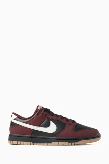 Dunk Low Sneakers in Leather