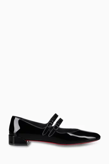 Sweet Jane Ballerina Shoes in Patent Leather
