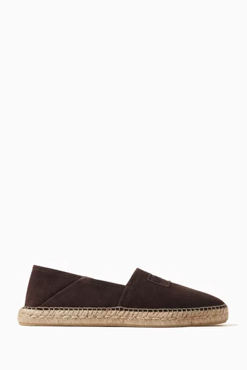 Espadrilles in Suede Leather
