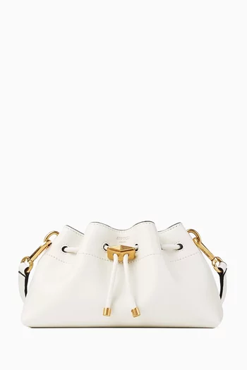 Small Bon Bon Cinch Bucket Bag in Leather