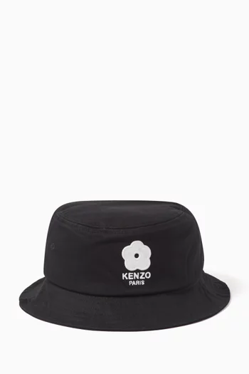 Utility Boke Flower 2.0 Embroidered Bucket Hat in Cotton