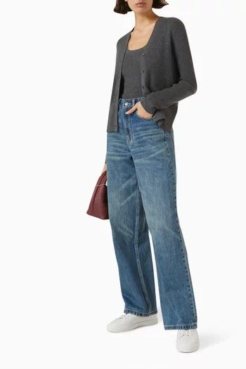 Wide-leg Jeans in Denim