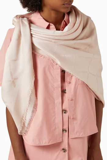 Le Roseau Shawl in Silk-blend