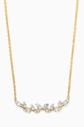 Secret Garden Diamond Necklace in 10kt Gold