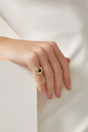 Mimete Diamond Ring in 18kt Yellow Gold