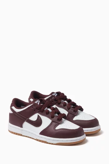 Dunk Low Sneakers in Leather