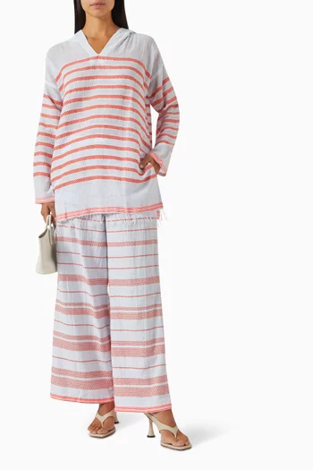 Desta Wide-leg Pants in Cotton