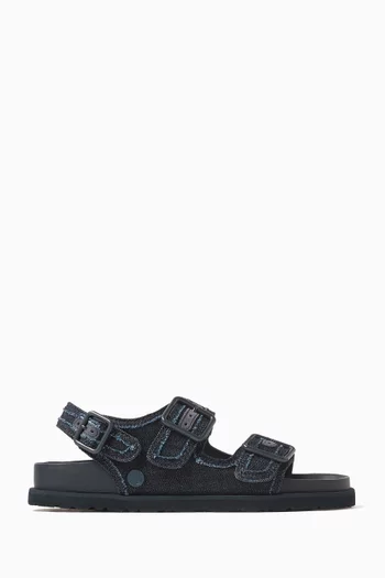 Milano Sandals in Denim
