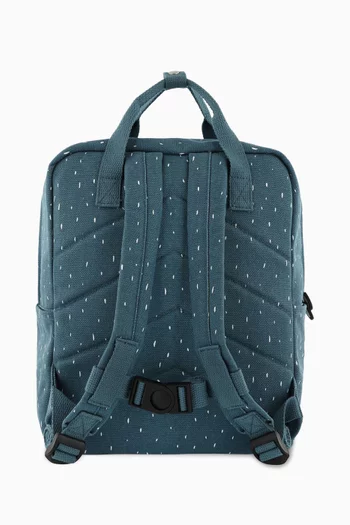 Large Mr. Triceratops Backpack in Recycled Cotton