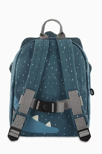 Small Mr. Triceratops Backpack in Recycled Cotton