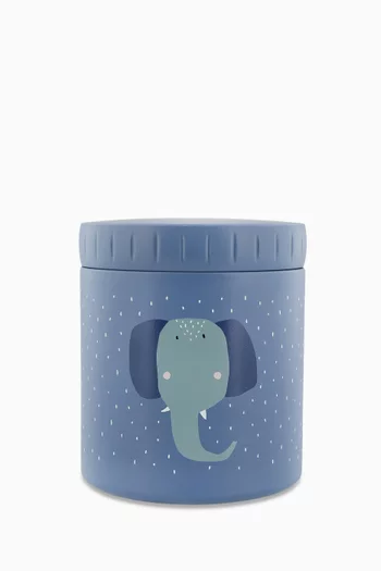 Mrs. Elephant Insulated Lunch Pot