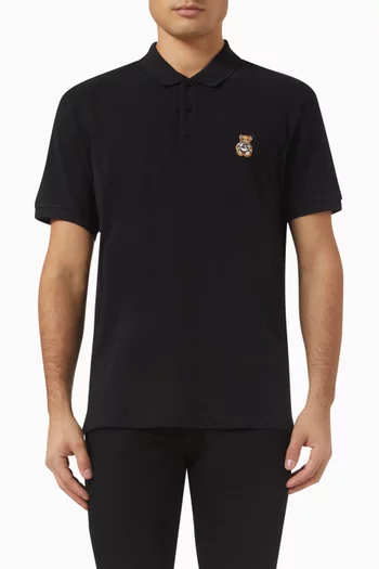 Teddy Polo Shirt in Cotton-piqué