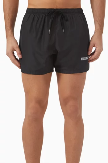 Logo-embroidered Swim Shorts