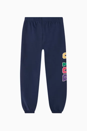 Logo-embroidered Sweatpants in Fleece