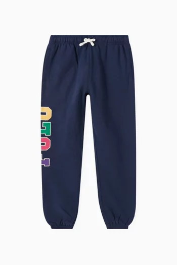 Logo-embroidered Sweatpants in Fleece