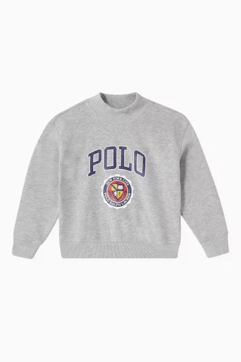 Logo Sweatshirt in Cotton-blend