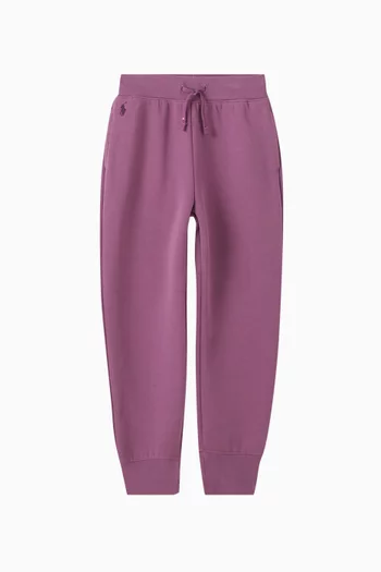 Logo Sweatpants in Cotton Fleece