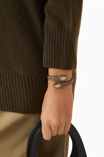 Serpenti Forever Bracelet in Calfskin