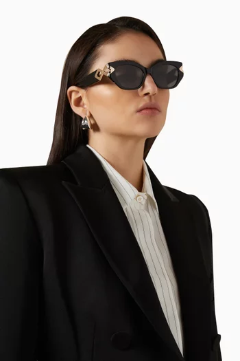 Lily Cat-eye Sunglasses in Acetate