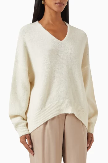 Cashmere v neck tunic best sale