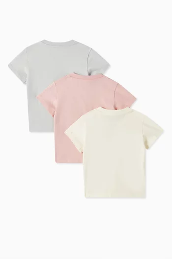 Tri-pack T-shirt Set in Cotton