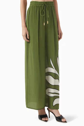 Planetary Drawcord Pants in Silk
